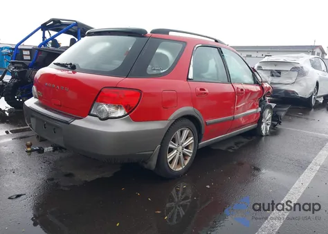 2004 Subaru Impreza Outback Sport из США, поврежденный, VIN JF1GG685X4G806296